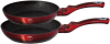 Набор 2 сковороды Berlinger Haus Black Burgundy Ø22см, Ø26см мраморное покрытие