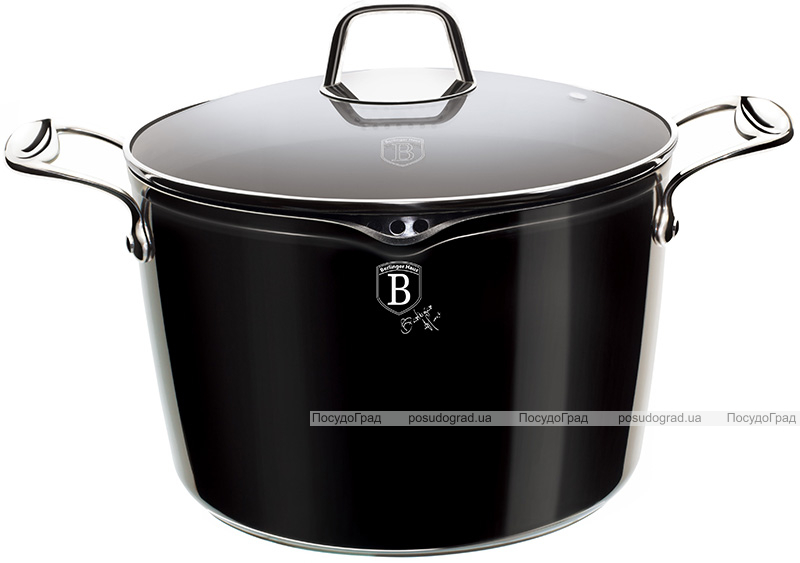 Кастрюля Berlinger Haus Black Royal 6л с крышкой-дуршлагом