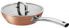 Сковорода-сотейник Berlinger Haus Bronze Titan 24см з титановим покриттям, з кришкою