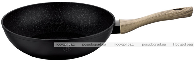 ВОК-сковорода Berlinger Haus Ebony Maple Ø28см (3.2л), мармурове антипригарне покриття