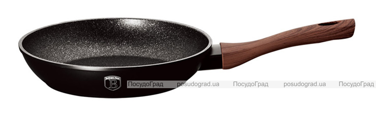 Сковорода Berlinger Haus Ebony Rosewood Ø24см, мраморное антипригарное покрытие