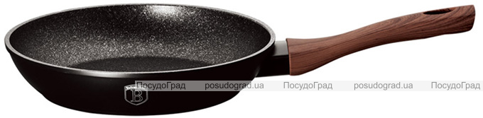 Сковорода Berlinger Haus Ebony Rosewood Ø28см, мармурове антипригарне покриття