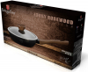 Глибока сковорода Berlinger Haus Ebony Rosewood Ø24см (2.3л) з кришкою, мармурове антипригарне покриття
