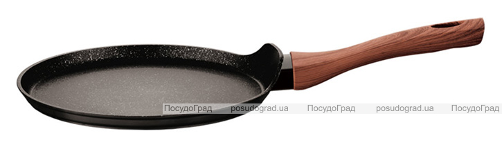 Блинная сковорода Berlinger Haus Ebony Rosewood Ø25см, мармурове антипригарне покриття