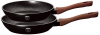 Набор 2 сковороды Berlinger Haus Ebony Rosewood Ø22см и Ø26см, мраморное антипригарное покрытие
