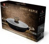 Сотейник Berlinger Haus Ebony Maple Ø28см (3.8л) з кришкою, мармурове антипригарне покриття