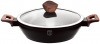 Сотейник Berlinger Haus Ebony Rosewood Ø28см (3.8л) з кришкою, мармурове антипригарне покриття