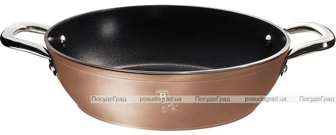 Сотейник Berlinger Haus Bronze Titan Ø28см з титановим покриттям, з кришкою