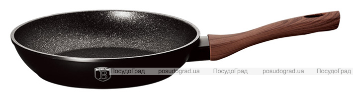 Сковорода Berlinger Haus Ebony Rosewood Ø26см, мармурове антипригарне покриття