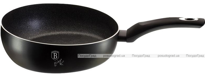 Сковорода Berlinger Haus Black Silver «Шеф-Повар» Ø26см, мраморное покрытие