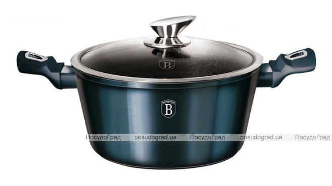 Кастрюля Berlinger Haus Aquamarine Edition 2.5л с мраморной крошкой