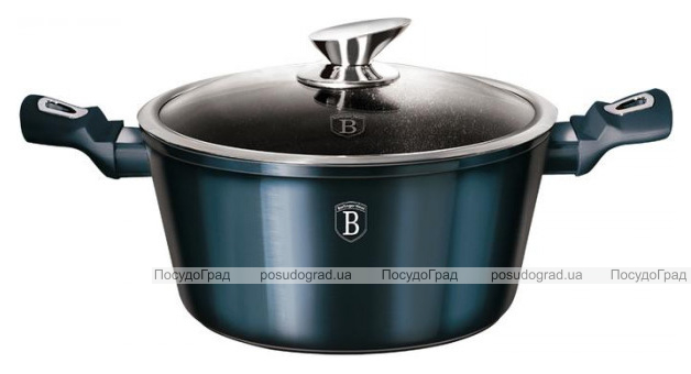 Кастрюля Berlinger Haus Aquamarine Edition 4.1л с мраморной крошкой