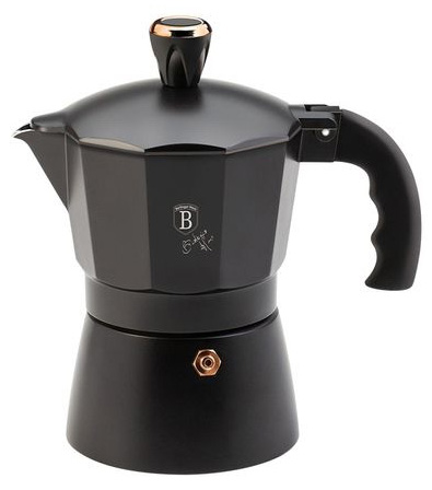Кавоварка гейзерна Berlinger Haus Black Rose на 3 чашки