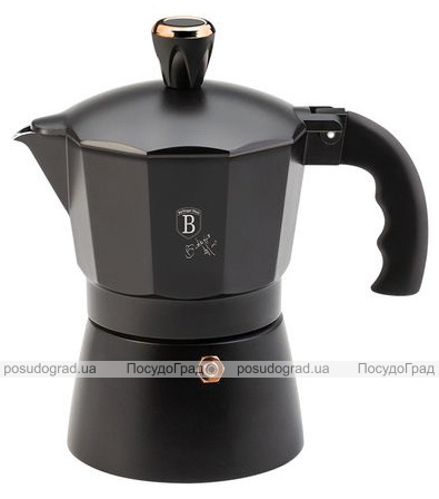 Кавоварка гейзерна Berlinger Haus Black Rose на 3 чашки