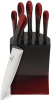 Набор 5 кухонных ножей Berlinger Haus Black Burgundy на подставке