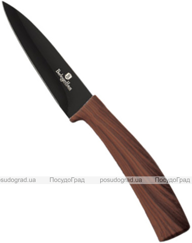 Ніж для овочів Berlinger Haus Ebony Rosewood 9см, нержавіюча сталь