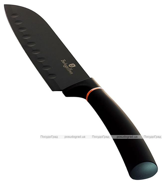Ніж сантоку Berlinger Haus Black Rose 17.5см з алмазним покриттям