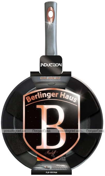 Сковорода Berlinger Haus Moonlight Edition «Шеф-Повар» Ø26см с титановым покрытием