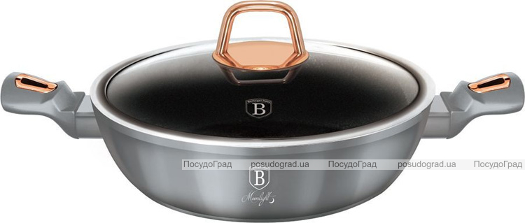 Сотейник Berlinger Haus Moonlight Edition Ø28см с титановым покрытием, с крышкой