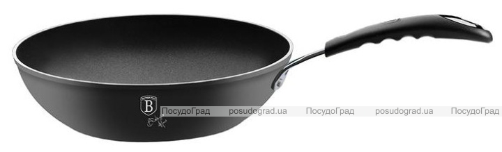 Сковорода-вок Berlinger Haus Black Professional Line Ø28см с титановым покрытием