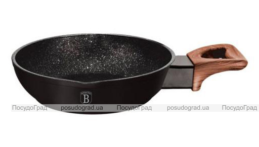 Сковорода порційна Berlinger Haus Ebony Rosewood Ø16см, мармурове антипригарне покриття