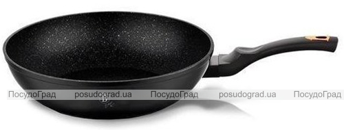 Сковорода-вок Berlinger Haus Black Rose Ø30см с мраморным покрытием