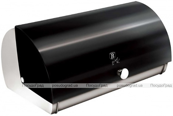Хлебница Berlinger Haus Black Silver 38.5х28х18.5см, нержавеющая сталь