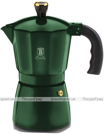 Кавоварка гейзерна Berlinger Haus Emerald Collection на 3 чашки
