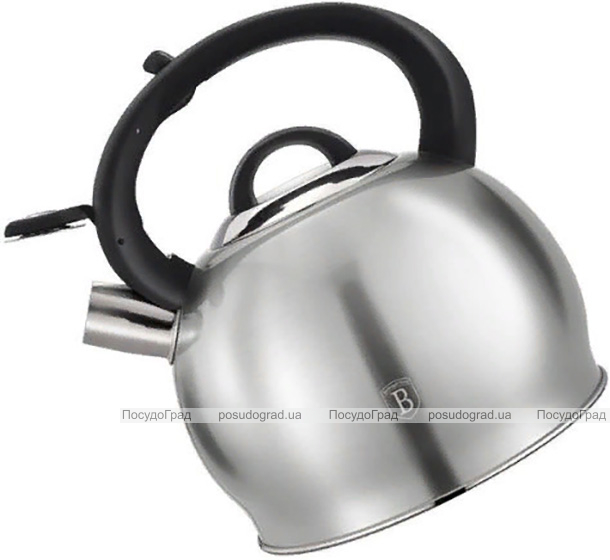 Чайник Berlinger Haus Black Silver 3л зі свистком
