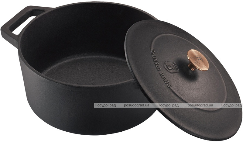 Кастрюля Berlinger Haus Black Rose Ø20см чугунная с эмалированным покрытием
