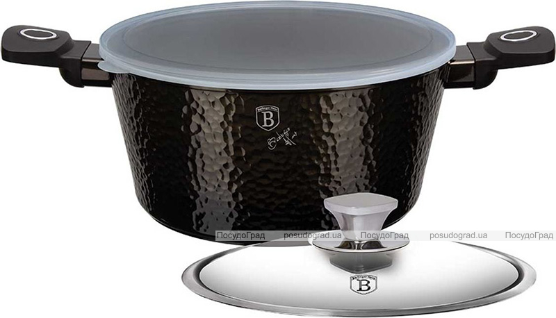 Каструля Berlinger Haus Primal-Gloss 2.5л з титановим покриттям, 2 кришки