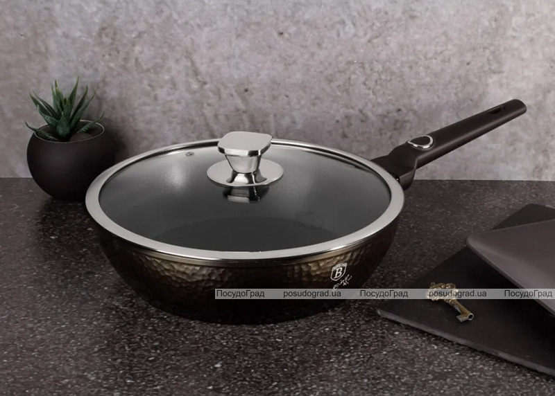 Сковорода-вок Berlinger Haus Eternal Collection (NA) Ø28см, з 3-шаровими стінками