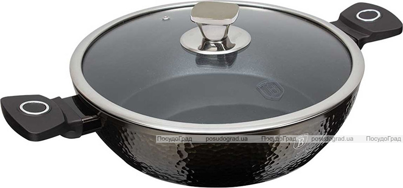Сотейник Berlinger Haus Primal-Gloss 3.8л Ø28см з титановим покриттям, з кришкою