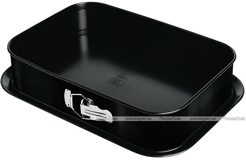 Форма для випічки Berlinger Haus Black Silver 24х24х7.5см роз'ємна