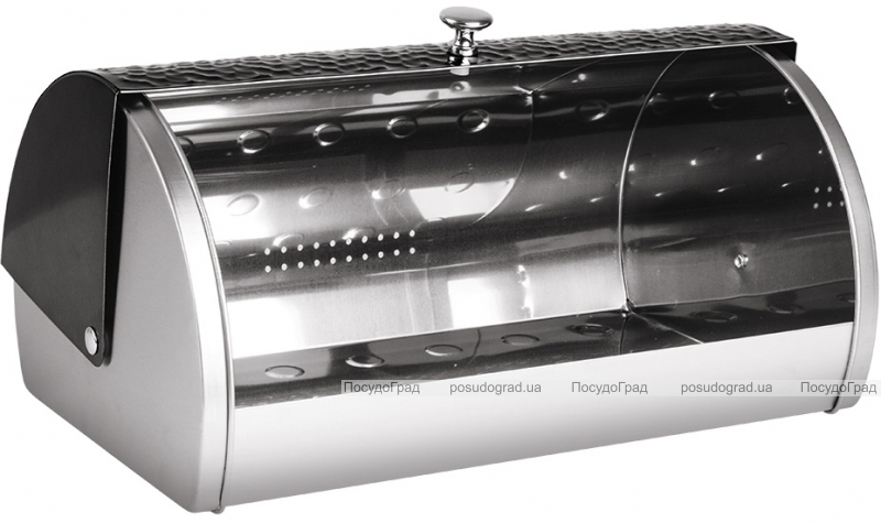 Хлебница Berlinger Haus Shine-Basalt 38.5х28х18.5см, нержавеющая сталь