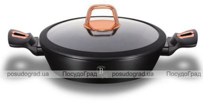 Сотейник Berlinger Haus Black Rose 3.8 л Ø28см со стеклянной крышкой