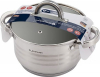 Каструля Blaumann Gourmet 1.8л Ø16х10.5см з нержавіючої сталі зі скляною кришкою