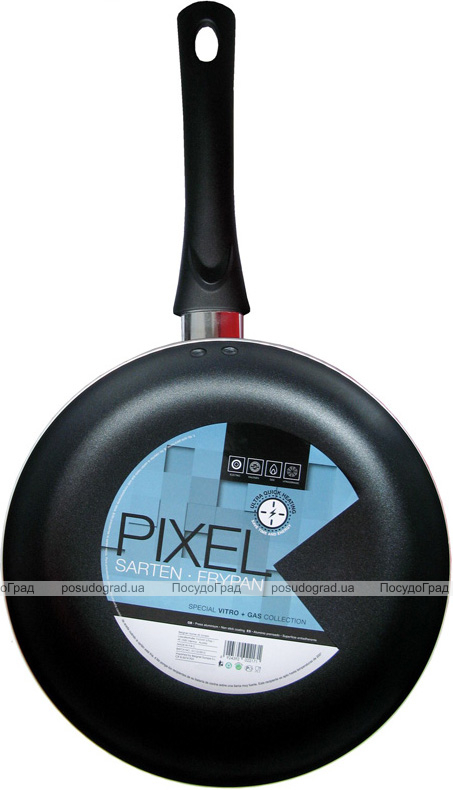 Глибока сковорода Bergner Pixel Ø26x8см з антипригарним покриттям