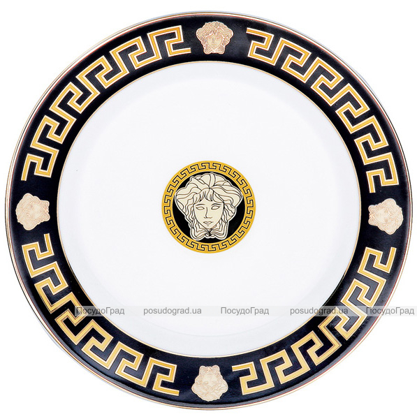 Столовый сервиз Da Vinci "Nero Black Platinum" 57 предметов на 6 персон