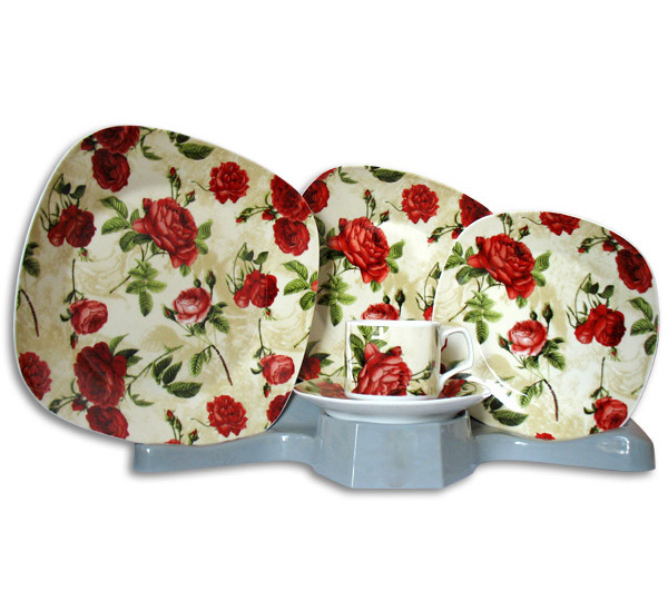 Столовий набір A Flower Bed of Roses 30 предметів на 6 персон