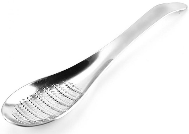Тертка дрібна для часнику, імбиру та сиру Empire "Spoon" 18.5см, нержавіюча сталь