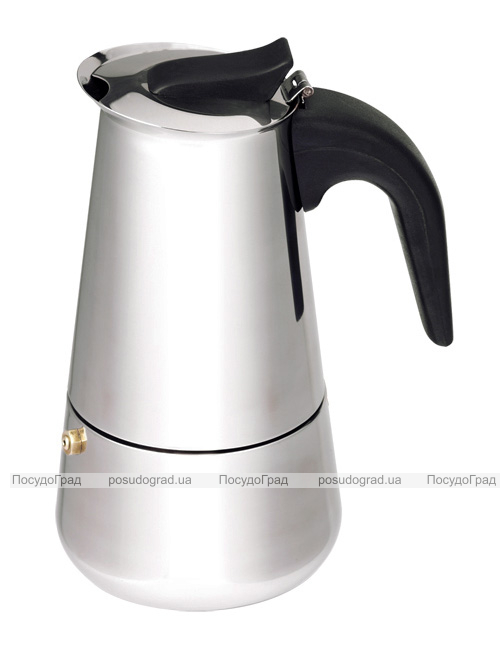 Гейзерна кавоварка Empire Stainless Steel 300мл на 6 чашок
