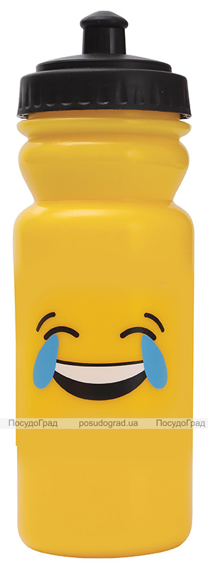 Пляшка для води Emoticonworld Laugh 600мл, пластик