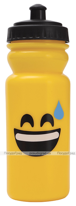 Пляшка для води Emoticonworld Happy 600мл, пластик