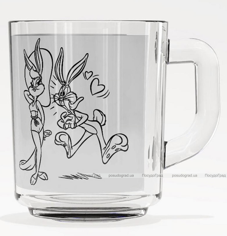 Кружка стеклянная WB Bugs Bunny-1l Подружка Лола 200мл