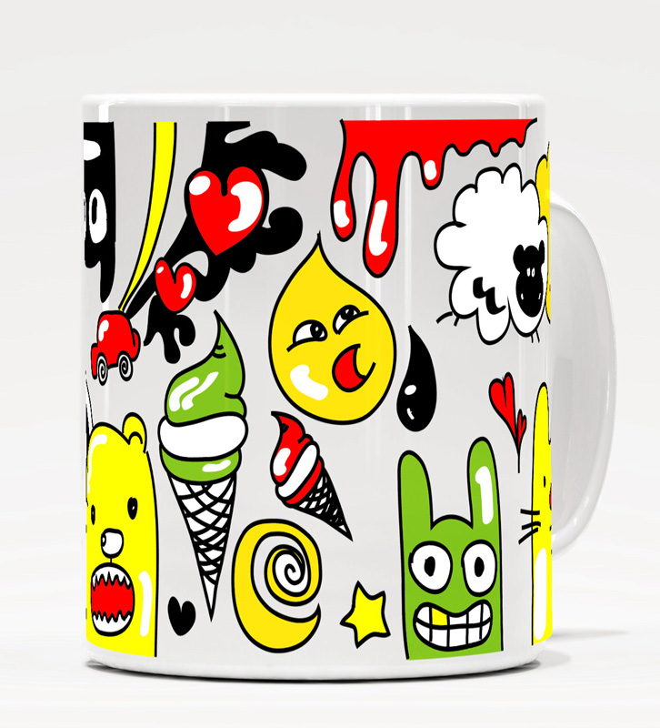 Кружка "DOODLES". кераміка 325мл