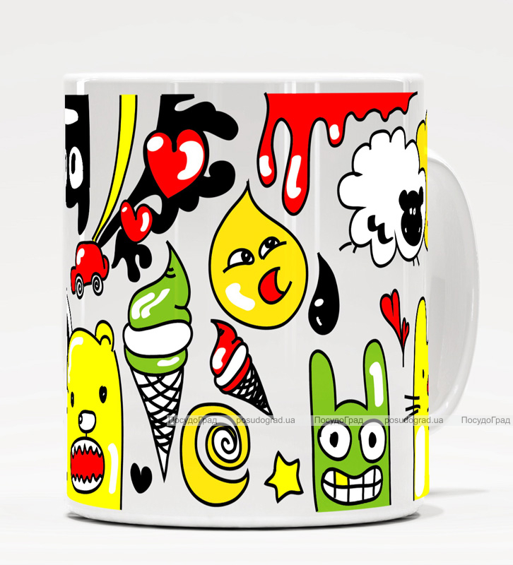 Кружка "DOODLES". кераміка 325мл