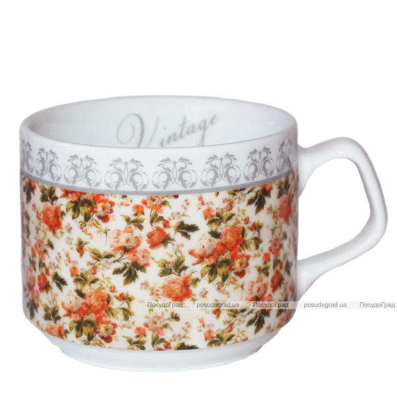 Чашка "Vintage Coffee" для кави і чаю 220мл фарфорова
