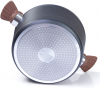 Каструля Fissman Diamond Grey 2.6л алюміній з антипригарним покриттям