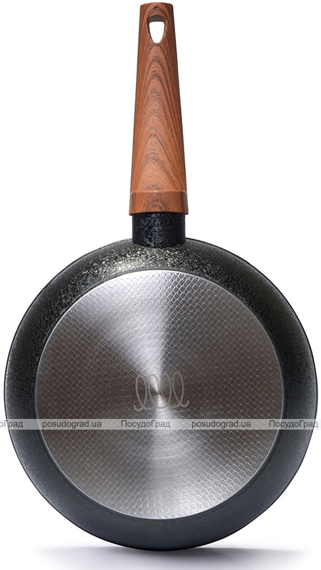 Сковорода Fissman Vesuvio Stone Ø20см з антипригарним покриттям Platinum